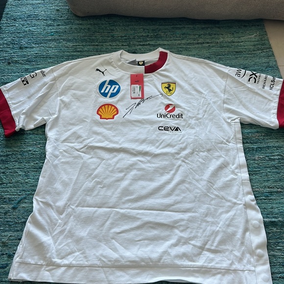 FORMULA ONE FERRARI JERSEY- SIGNED BY CHARLES LECLERC (Accepting Offers) - Picture 3 of 6